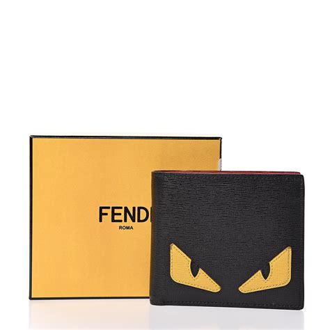 Fendi monster eyes wallet sale